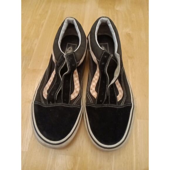 Men's Van Old School Sk8 Low Top Orange Stripe - Picture 1 of 6